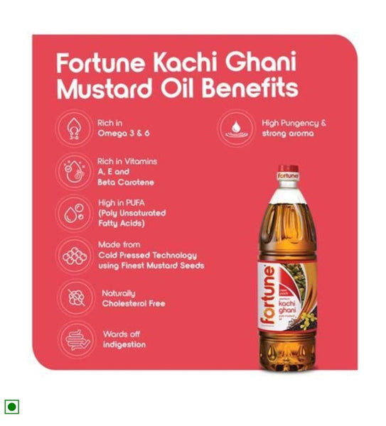 Fortune Premium Kachi Ghani Pure Mustard oil
